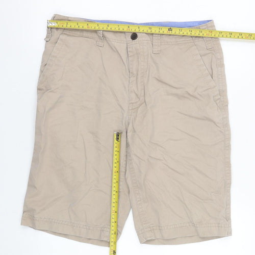 Howick Men's Beige 32 Chino Shorts Casual Cotton Lightweight