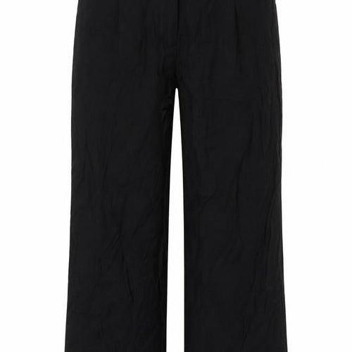 Gallery Women’s Black Size 12 Straight Leg Viscose Trousers