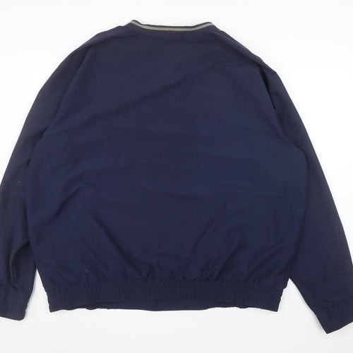Nike Men's Blue XL V-Neck Golf Pullover Sweatshirt