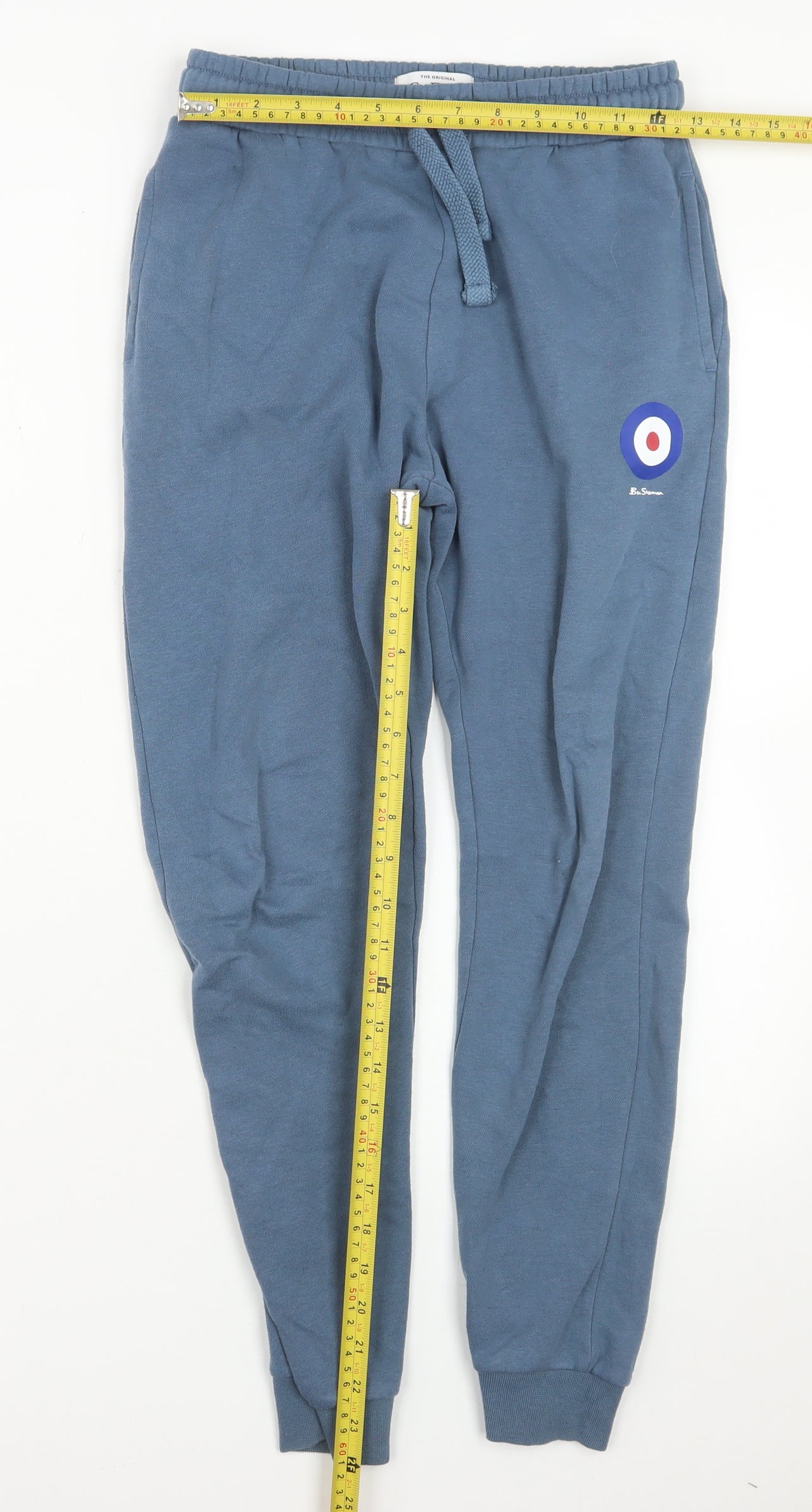 Ben Sherman Boys Blue 10-11 Years Cotton Blend Sweatshirt Jogger Set