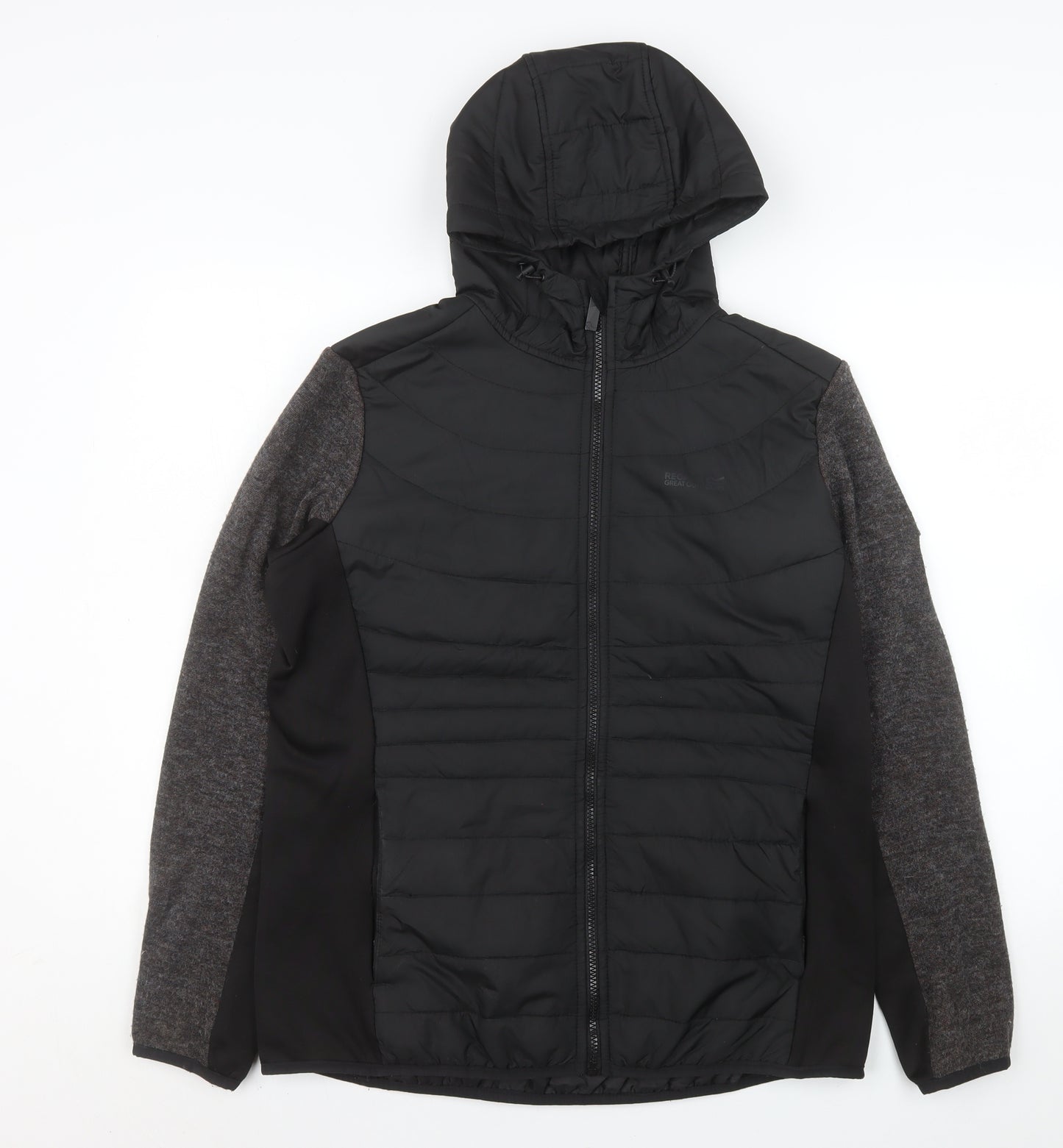 Regatta Womens Black Size 16 Puffer Jacket Hooded Softshell