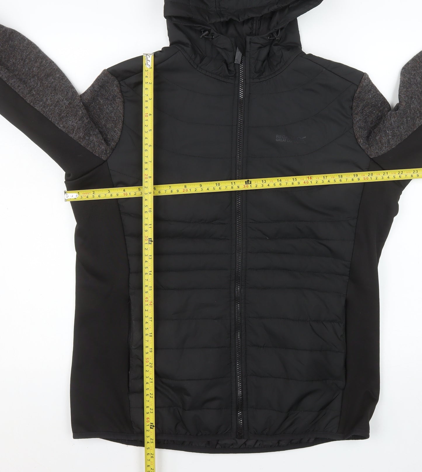 Regatta Womens Black Size 16 Puffer Jacket Hooded Softshell