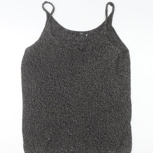 F&F Women’s Black Knit Camisole Tank Top Size 16