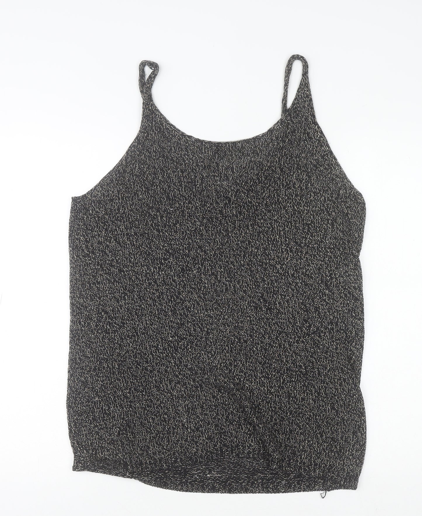 F&F Women’s Black Knit Camisole Tank Top Size 16