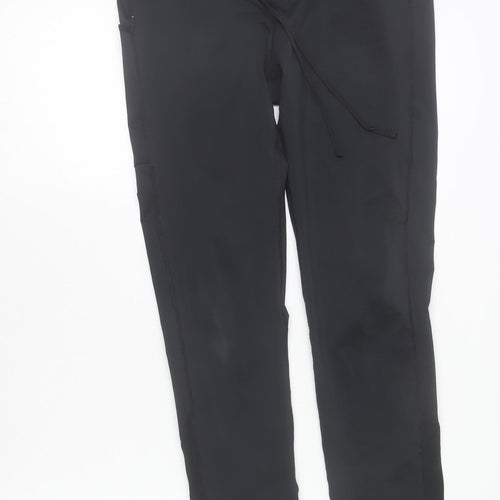 Nike Women's Black Dri-FIT Leggings M Breathable Quick Dry Athletic Trousers