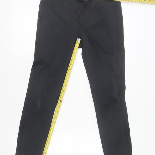 Nike Women's Black Dri-FIT Leggings M Breathable Quick Dry Athletic Trousers