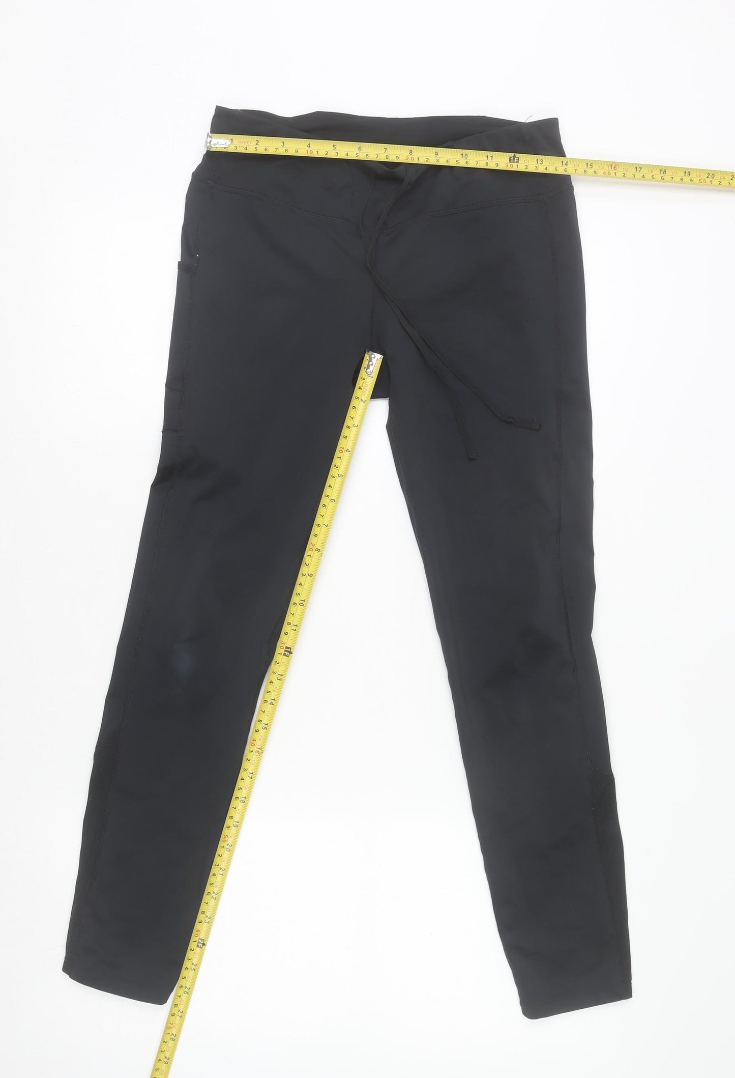 Nike Women's Black Dri-FIT Leggings M Breathable Quick Dry Athletic Trousers