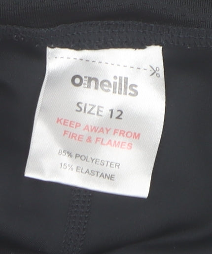 O'Neills Womens Black Size 12 Leggings Slim Fit Activewear Trousers