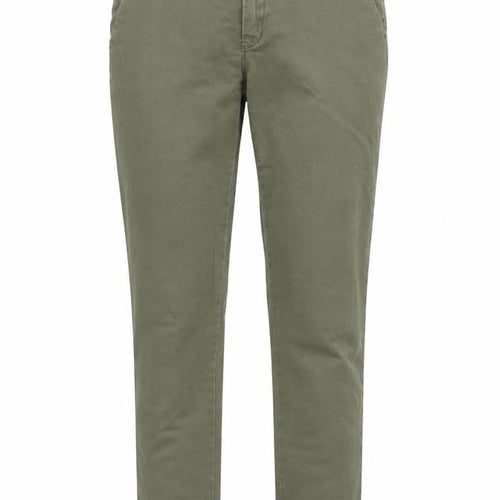 United Colors of Benetton Women's Green Chino Trousers Size 10