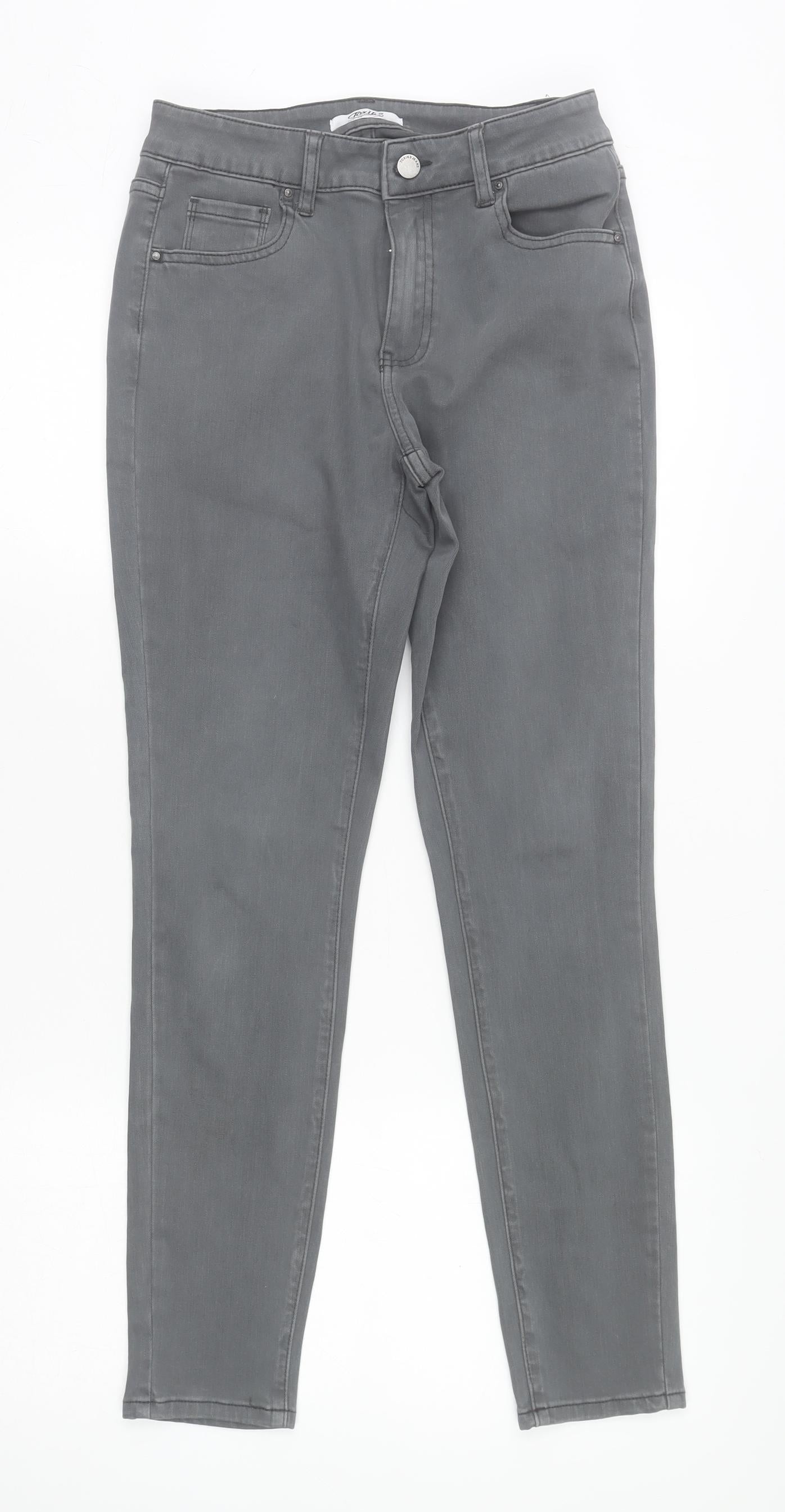 Toxik3 Women’s Grey Skinny Stretch Jeans Size 10