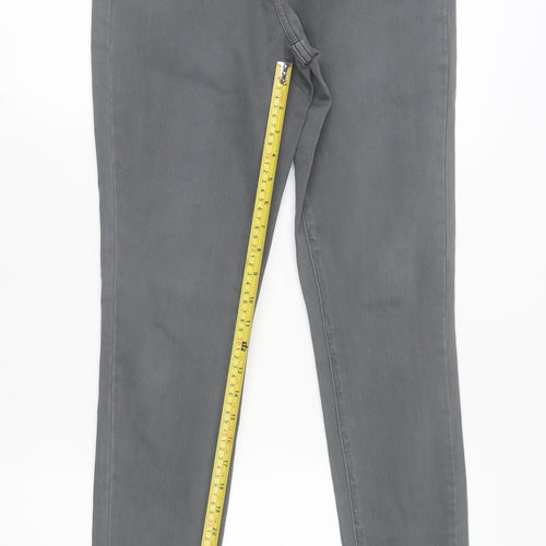 Toxik3 Women’s Grey Skinny Stretch Jeans Size 10
