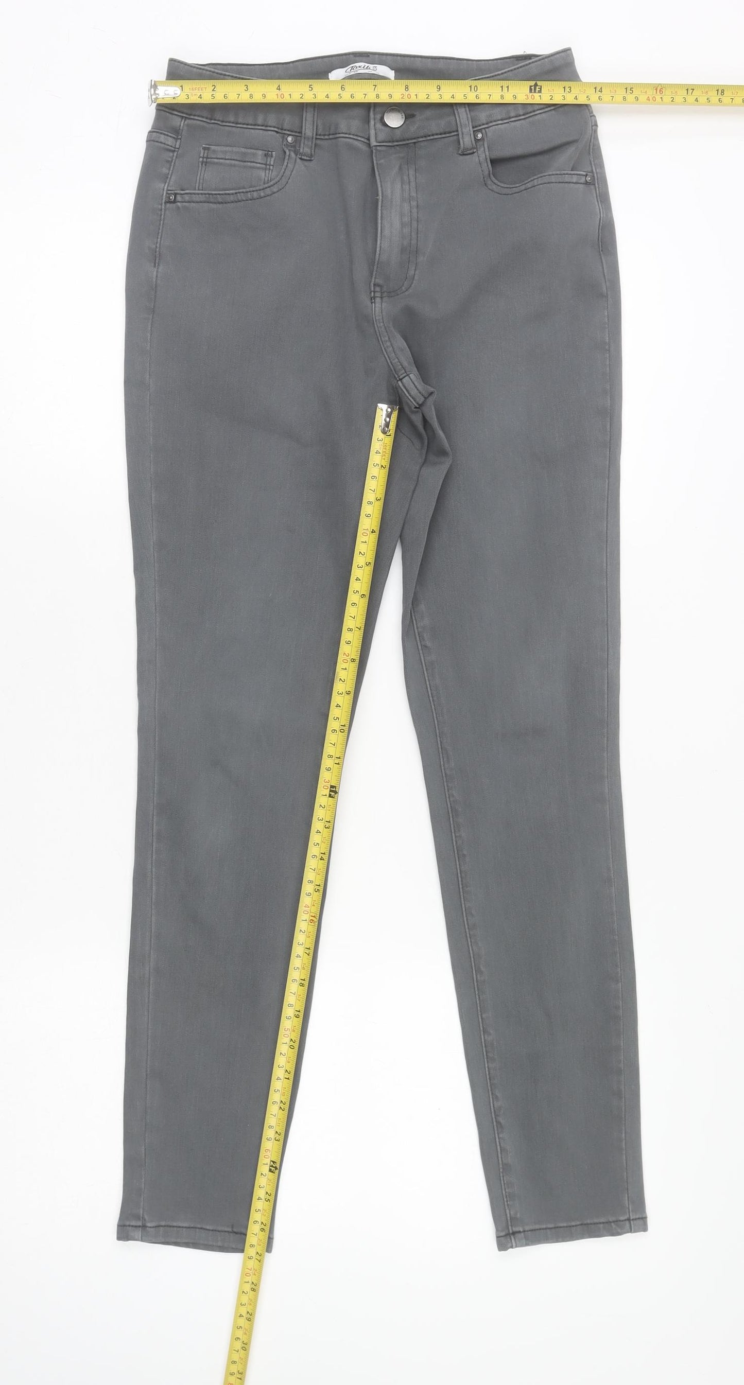 Toxik3 Women’s Grey Skinny Stretch Jeans Size 10