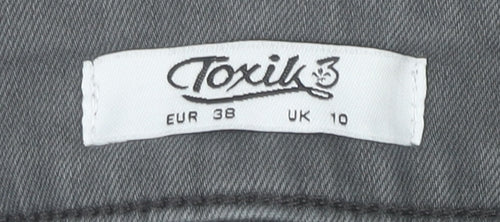 Toxik3 Women’s Grey Skinny Stretch Jeans Size 10