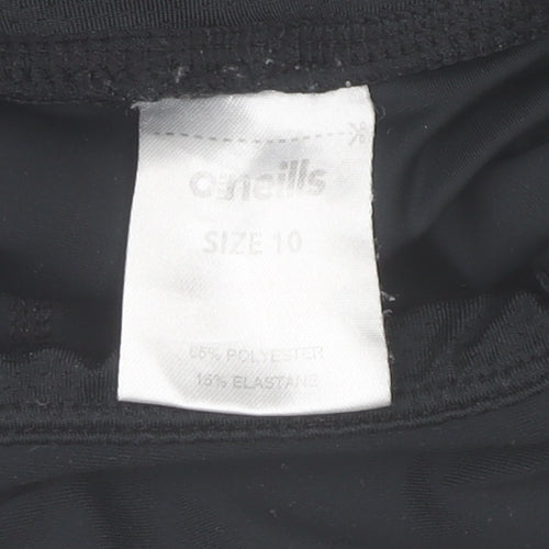 O’Neills Womens Black Size 10 Running Leggings Quick Dry Activewear