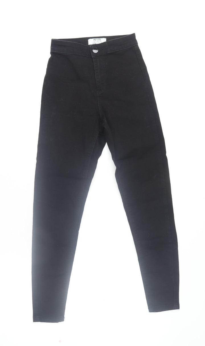 Dorothy Perkins Petite Women's Black High Rise Skinny Jeans Size 6