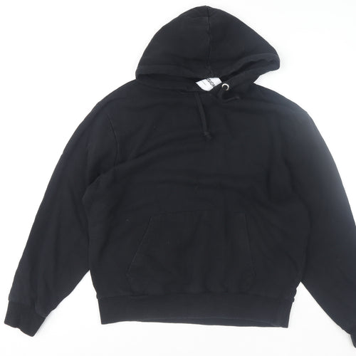 Collusion Men's Black Pullover Hoodie Size L Regular Fit