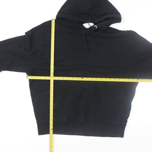 Collusion Men's Black Pullover Hoodie Size L Regular Fit