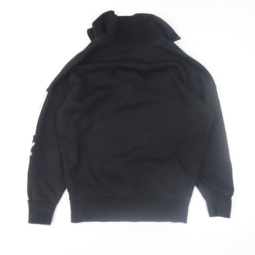 Adidas Men's Black 1/2 Zip Sweatshirt Small Regular Fit Sportswear