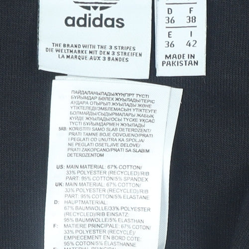 Adidas Men's Black 1/2 Zip Sweatshirt Small Regular Fit Sportswear