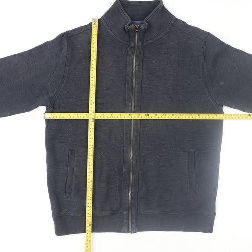 Rocha John Rocha Men's Blue Full Zip Sweatshirt Size M
