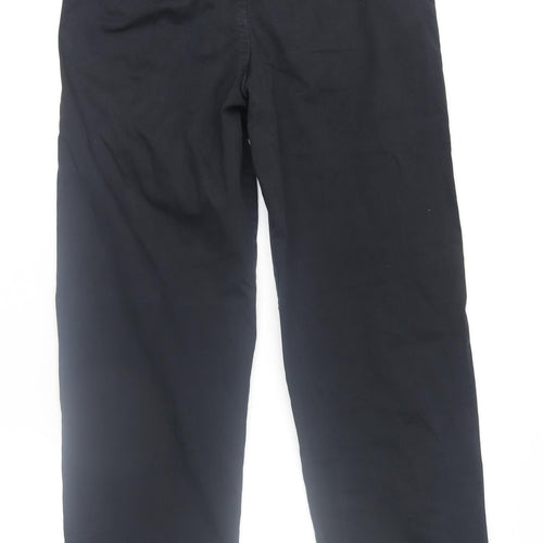 Marks and Spencer Autograph Men's Black Tapered Chino Trousers 32/33