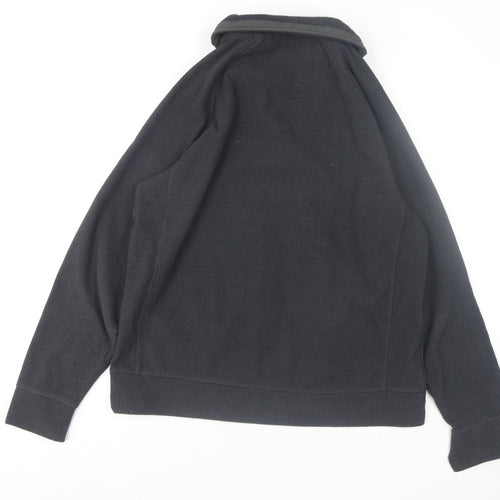 Craghoppers Men’s Black Fleece 1/2 Zip Pullover Sweatshirt L