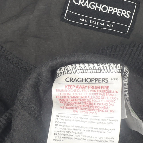 Craghoppers Men’s Black Fleece 1/2 Zip Pullover Sweatshirt L