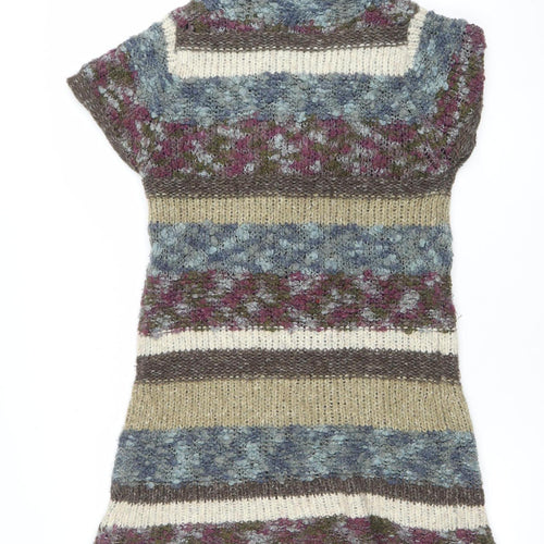Sandwich Women's Multicoloured Chunky-Knit Cardigan M