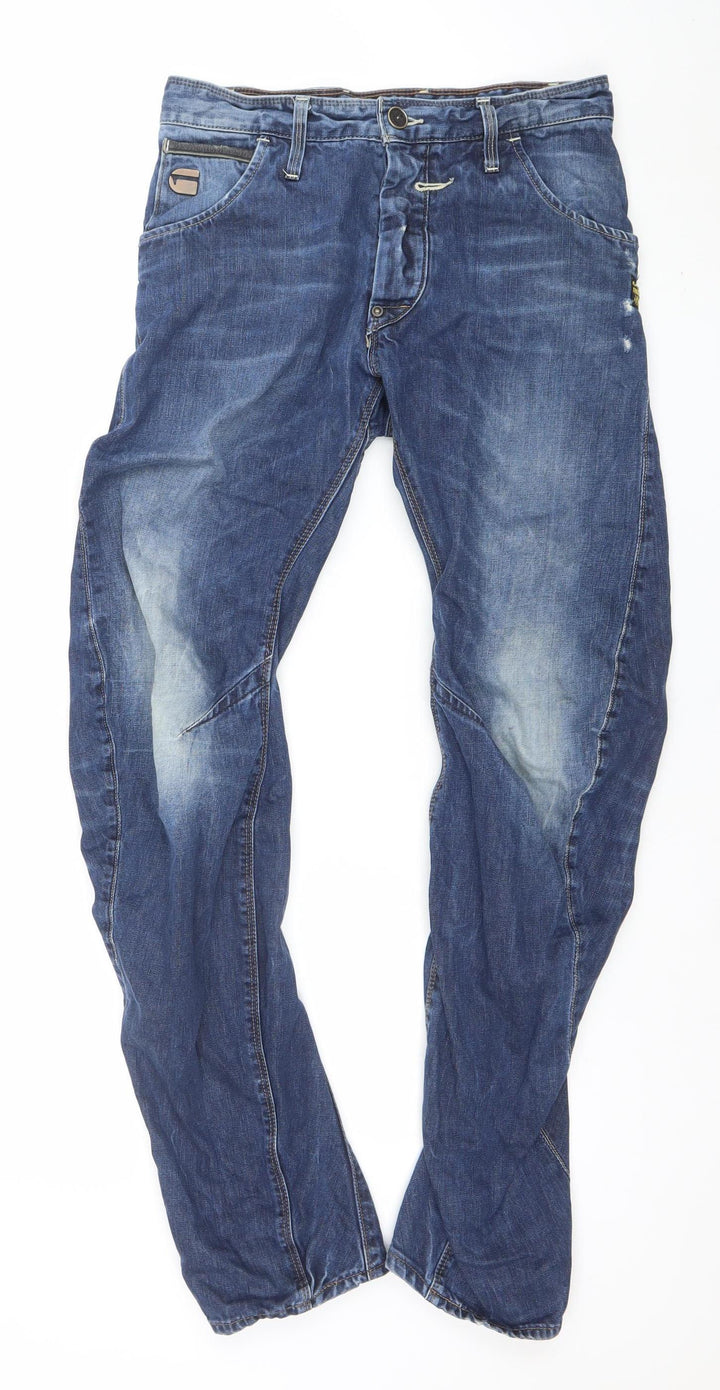 G-Star Men’s Blue Riley Loose Tapered Denim Jeans Size 29x32