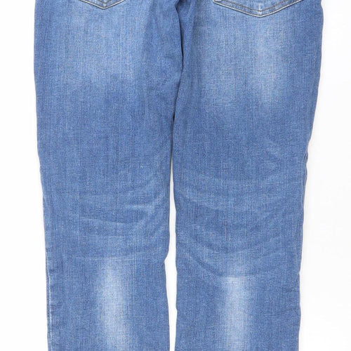 Denim Co Men's Blue Straight Jeans W30 L32 Cotton Blend