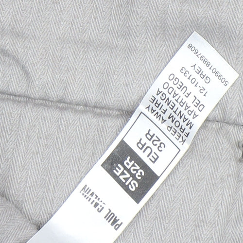 Paul Calvin Men’s Grey 32R Chino Shorts Cotton Stretch Casual