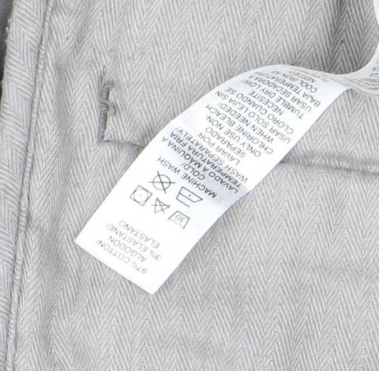Paul Calvin Men’s Grey 32R Chino Shorts Cotton Stretch Casual