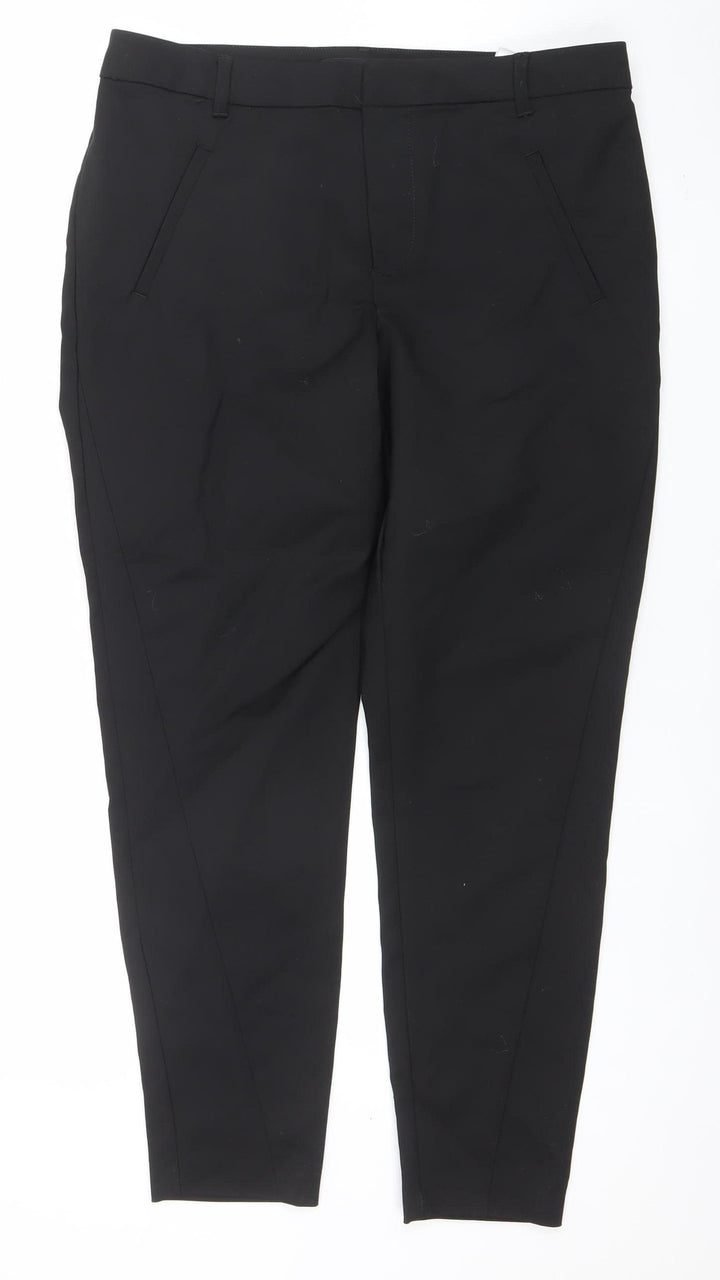 Vero Moda Women’s Black L 32 Slim Tapered Stretch Trousers