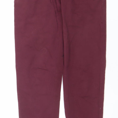 Denim Co. Men's Red Slim Fit Chino Trousers W28 L32