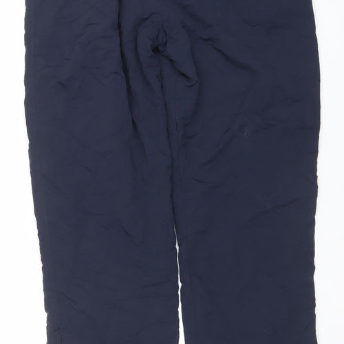 Virginian Sportswear Mens Blue Nylon Track Pants Size S Regular Fit