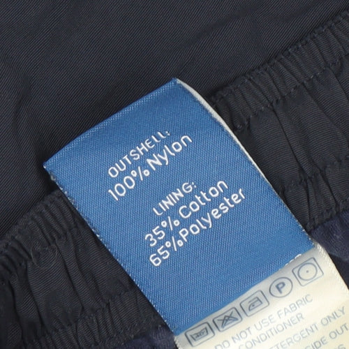 Virginian Sportswear Mens Blue Nylon Track Pants Size S Regular Fit