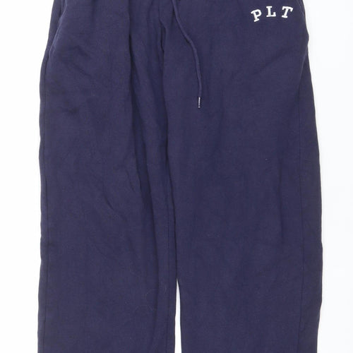 PrettyLittleThing Womens Navy Blue S Jogger Sweatpants