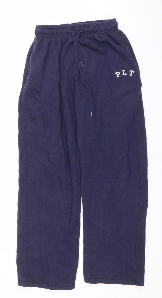 PrettyLittleThing Womens Navy Blue S Jogger Sweatpants