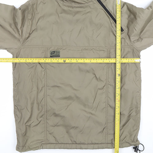 Bergtagen Men's Brown S Anorak Hooded Outdoor Jacket