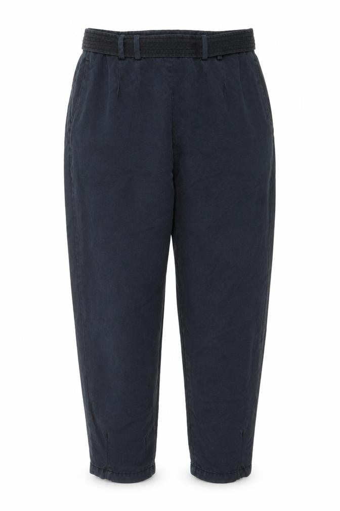 Ted Baker Women’s Blue High Waist Paperbag Tapered Trousers Size 10
