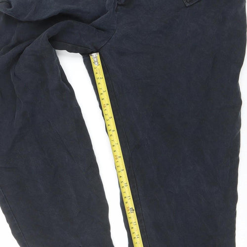 Ted Baker Women’s Blue High Waist Paperbag Tapered Trousers Size 10