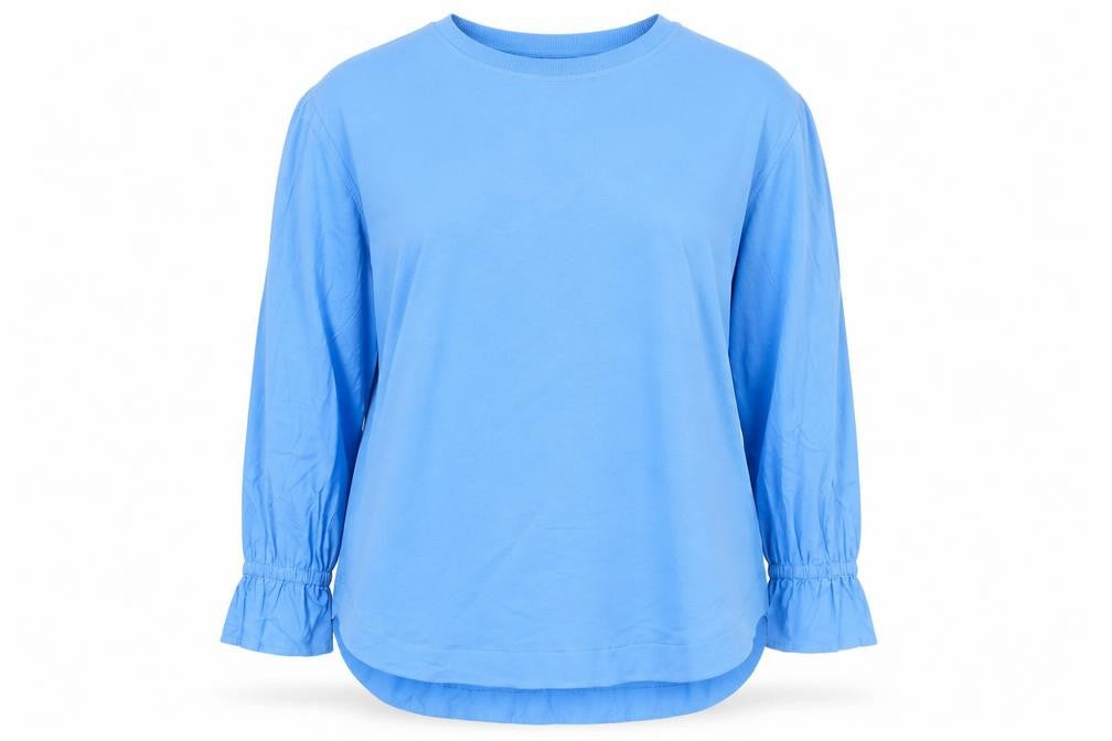 Carolyn Donnelly The Edit Blue Long Sleeve Jersey Top XL Women's Casual