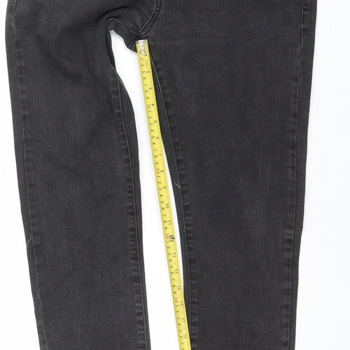 Topman Men's Black Slim Fit Straight Leg Jeans W34 L32