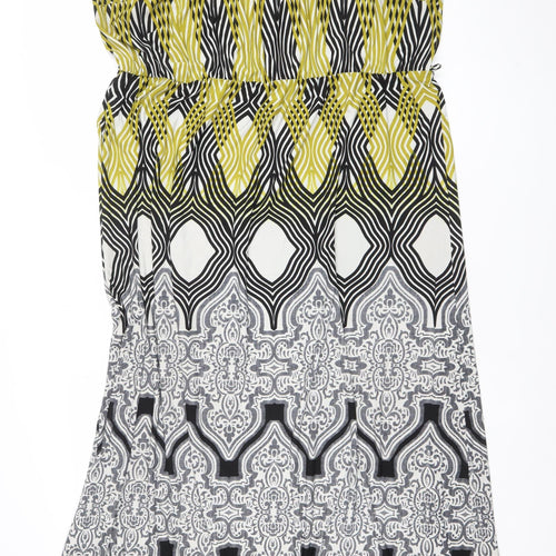 Grazia Women’s Multicoloured Geometric Bodycon Dress Size 20