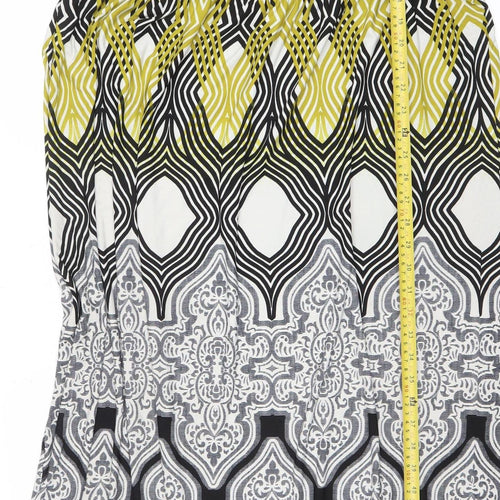 Grazia Women’s Multicoloured Geometric Bodycon Dress Size 20