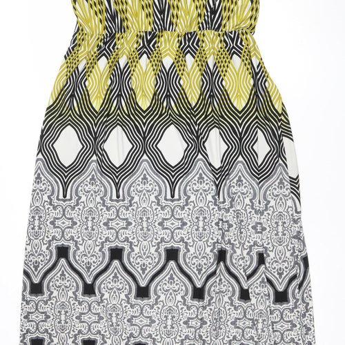 Grazia Women’s Multicoloured Geometric Bodycon Dress Size 20