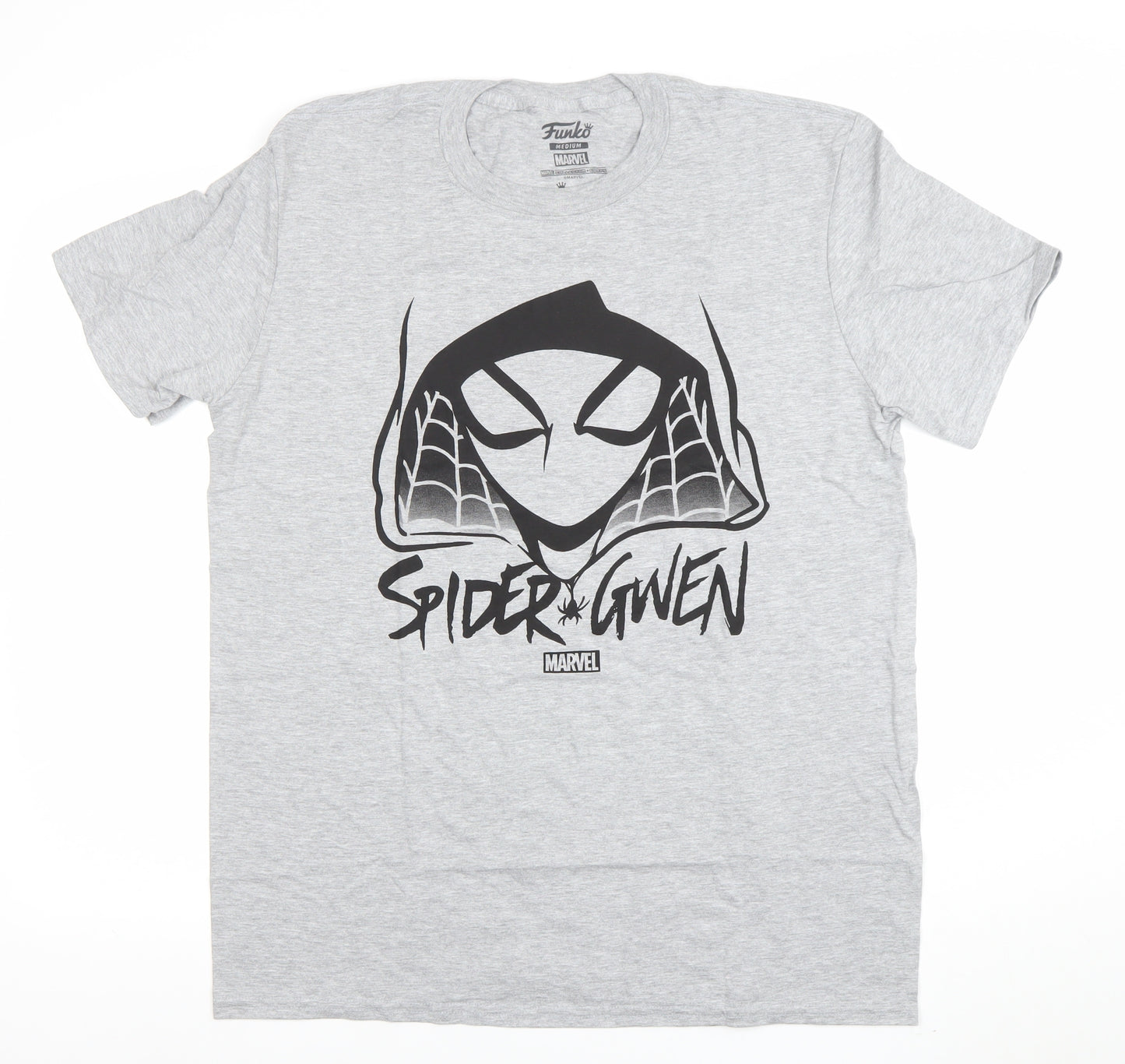 Funko Marvel Spider-Gwen Grey Men's Medium Graphic T-Shirt