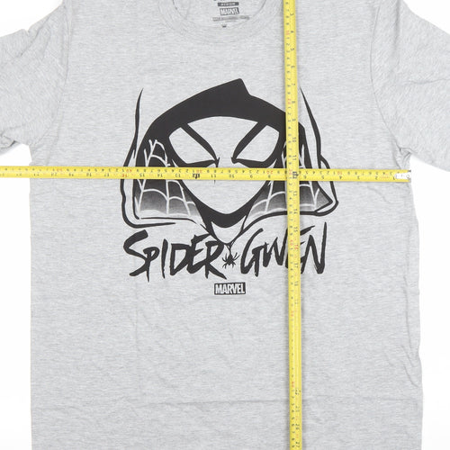 Funko Marvel Spider-Gwen Grey Men's Medium Graphic T-Shirt