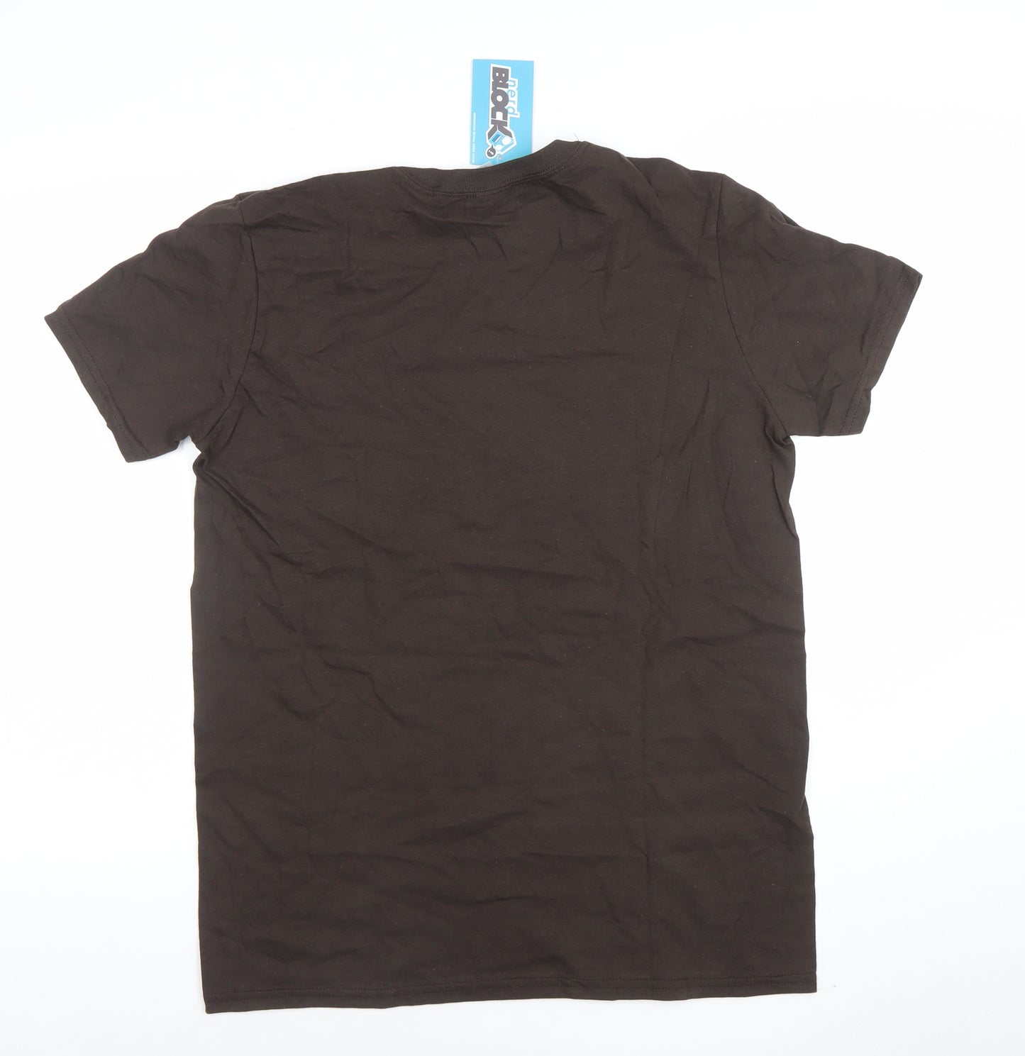 Gildan Softstyle Men's Brown Horror Graphic T-Shirt M