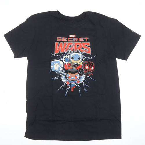Funko Men’s Black Marvel Secret Wars Graphic T-Shirt Size M